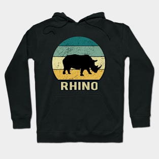 Rhino At Sunset A Gift For Rhinos Lovers Hoodie